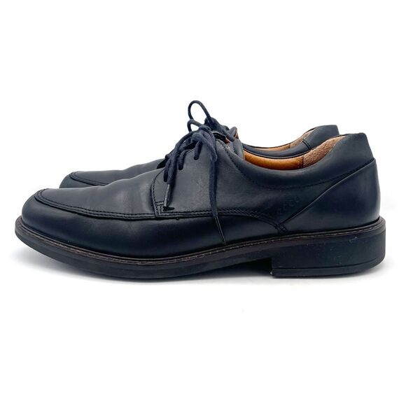 ECCO Men’s Black Leather Lace Up Oxford Dress Shoes Comfort Size 42 EU 8 US main image 8